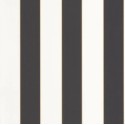 Caselio|Papier peint rayures blanches et noires filet or|Rayures
