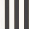Caselio|Black and white striped wallpaper with gold outline|Stripes