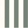 Caselio|Green striped wallpaper with gold outline|Stripes
