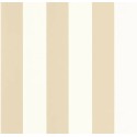 Caselio|Tapete breite zweifarbige beige-weiße Streifen|Streifen