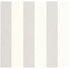 Caselio|Papier peint rayures larges bicolores blanc et argent|Rayures