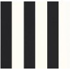 Caselio|Wide bicolor black and white striped wallpaper|Stripes