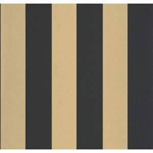 Caselio|Papier peint rayures étroites marron|Rayures