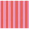 Caselio|Pink and coral red striped wallpaper|Stripes