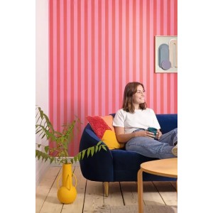 Borastapeter|Tapete Leinenstreifen warmbeige|Streifen 2