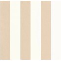 Caselio|Tapete breite weiß-beige Streifen|Streifen