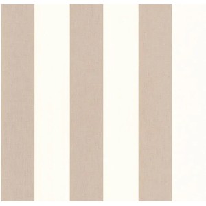 Caselio|Tapete schmale weiß-beige skandinavische Streifen|Streifen