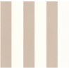 Caselio|Papier peint rayures marron et blanc salon scandinave|Rayures