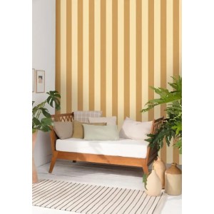 Casadeco|White and beige striped wallpaper|Stripes 2
