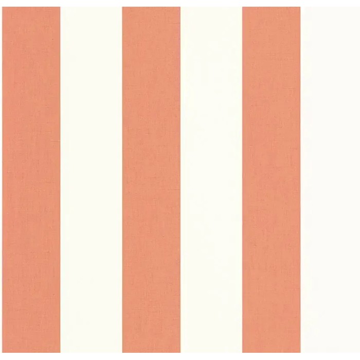 Caselio|Papel pintado rayas color coral|Rayas