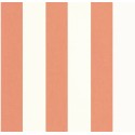Caselio|Papier peint rayures couleur corail|Rayures