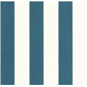 Caselio|Papier peint style scandinave bleu pétrole|Rayures