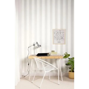 Casadeco|Papier peint rayures marines marron|Rayures 2