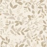 Caselio|Floral wallpaper in beige for living room|Wallpaper