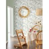 Caselio|Papier peint floral tons pastel bleu|Moderne