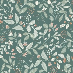 Caselio|Floral wallpaper pastel flowers for living room|Wallpaper
