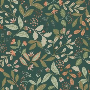 Casamance|Unifarbene Tapete braun Textileffekt matt|Tapeten