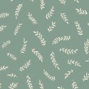 Caselio|Papier peint minimaliste vert avec épis de blé|Minimaliste