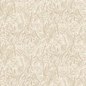 Casamance|Wallpaper flowers green and nude pink|Wallpaper