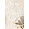 Caselio|Papier peint scandinave beige motifs floraux|Papier Peint