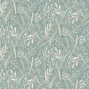 Papeldecor|Papier peint Urban Jungle feuilles de palmier crème vert|Floral