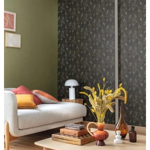 Caselio|Skandinavische Tapete in Beige mit Blumenmotiven|Tapeten 2