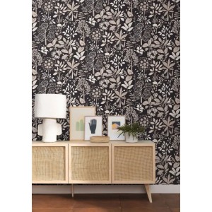 Caselio|Floral wallpaper with large flowers, ideal for bathroom|Wallpaper 2