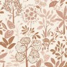 Caselio|Floral wallpaper in dusty pink|Wallpaper