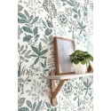 Caselio|Floral wallpaper with large flowers, ideal for bathroom|Wallpaper