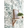 Caselio|Floral wallpaper with large flowers, ideal for bathroom|Wallpaper