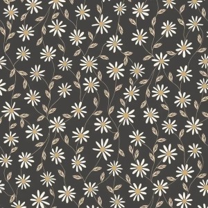 Caselio|Youth wallpaper with light blue daisies|Wallpaper