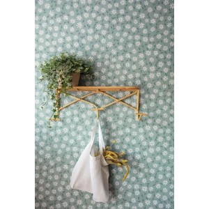 Papeldecor|Wallpaper brocade arabesque metallic camel color|Wallpaper 2