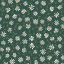 Caselio|Papier peint jeunesse vert avec marguerites|Papier Peint