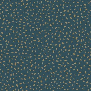 Caselio|Modern black wallpaper with gold dots|Modern