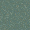 Caselio|Green wallpaper with gold dots|Wallpaper