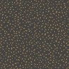 Caselio|Papier peint moderne noir avec pois dorés|Moderne