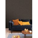 Caselio|Papier peint moderne noir avec pois dorés|Moderne