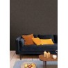 Caselio|Papier peint moderne noir avec pois dorés|Moderne