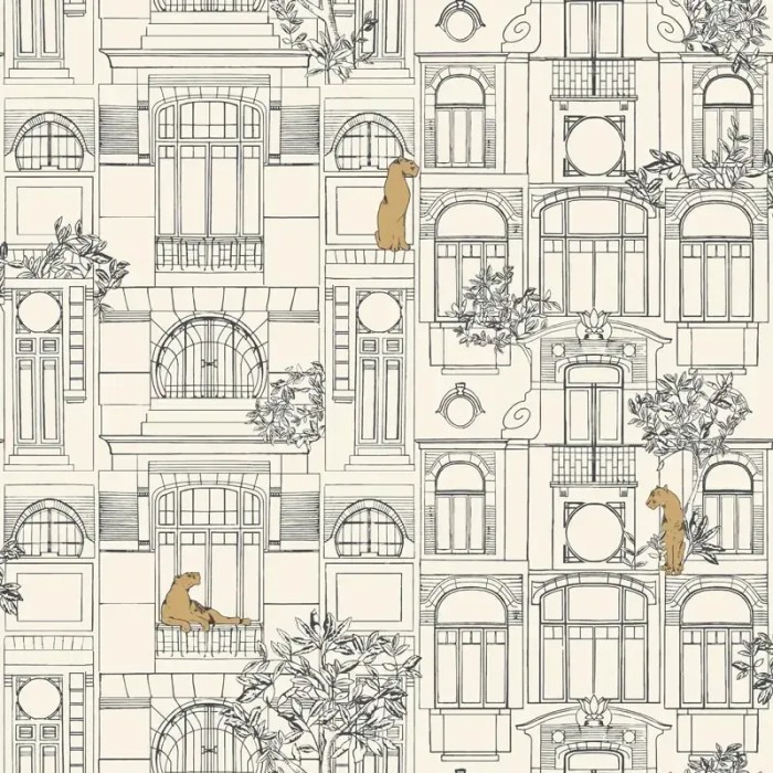 Caselio|Papel pintado fachadas y arquitectura estilo Art Decó|Figurativo