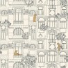 Caselio|Wallpaper with Art Deco facades and architecture|Figurative