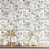 Caselio|Wallpaper with Art Deco facades and architecture|Figurative
