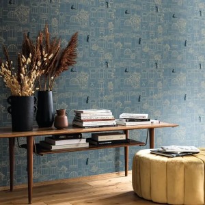 Casadeco|Figurative wallpaper with multicolor fashion runway|Figurative 2