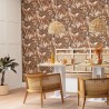 Caselio|Papier peint tropical perroquets et plantes exotiques idéal restaurants|Papier Peint