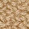 Caselio|Papier peint floral entrée élégante marron et or|Art Déco