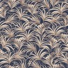 Caselio|Florale Tapete in Blau und Kupfer mit elegantem Touch|Tapeten