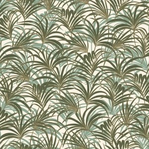 Caselio|Papier peint en jute vert menthe|Papier Peint