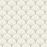 Caselio|Classic but elegant Art Deco wallpaper in white|Art Deco