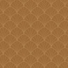 Caselio|Papel pintado Art Decó marrón con forma de palmeras|Art Deco