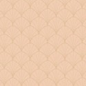 Caselio|Art-Déco-Tapete in Rosa und Gold|Art Deco