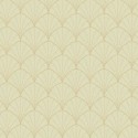 Caselio|Elegant Art Deco wallpaper with green and gold palms|Wallpaper